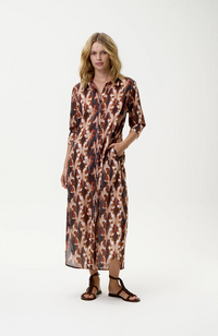 Daisy Dress-MalIorca /Cotton - Mocha