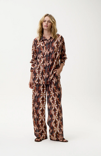 Claudia Shirt-MaIlorca/Sushi Voile - Mocha