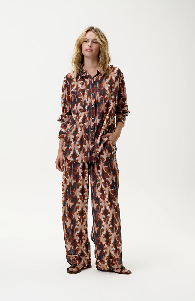 Claudia Shirt-MaIlorca/Sushi Voile - Mocha