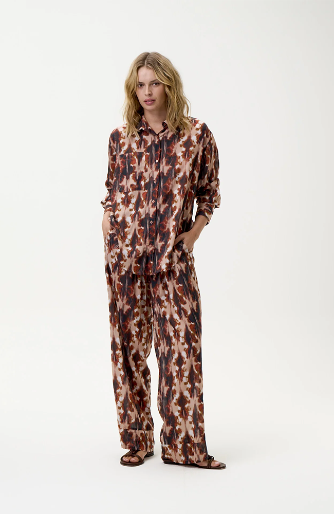 Claudia Shirt-MaIlorca/Sushi Voile - Mocha