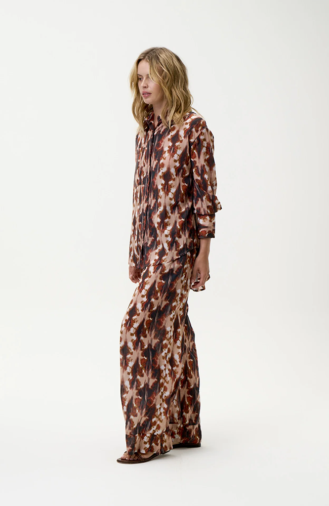 Claudia Shirt-MaIlorca/Sushi Voile - Mocha