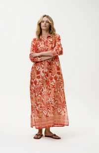 Long Gilli Dress-Procida/Cotton - Fiesta