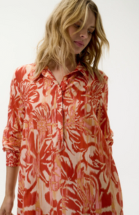 Long Gilli Dress-Procida/Cotton - Fiesta