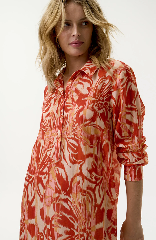 Long Gilli Dress-Procida/Cotton - Fiesta