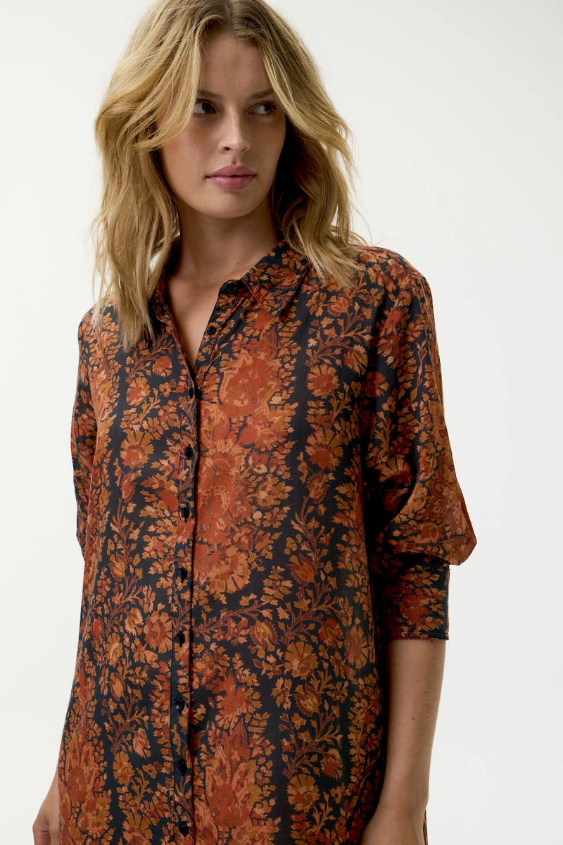 Daisy Dress-Salina/Cotton - Topaz