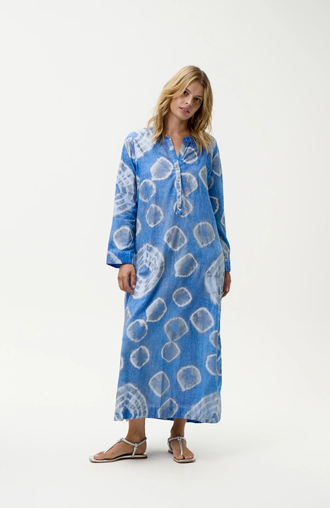 Bazaar-Moroccan Foil/Cotton - Blue