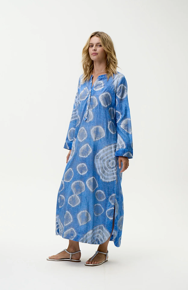 Bazaar-Moroccan Foil/Cotton - Blue