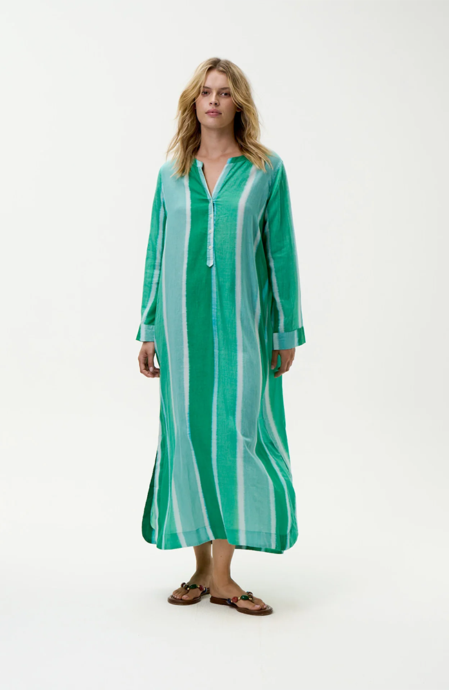 Bazaar Dress - Moroccan Stripe/Green