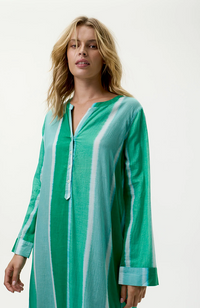 Bazaar Dress - Moroccan Stripe/Green