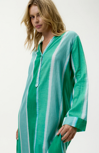Bazaar Dress - Moroccan Stripe/Green
