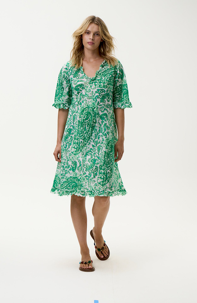 Middy Indi Dress - Esperance Green