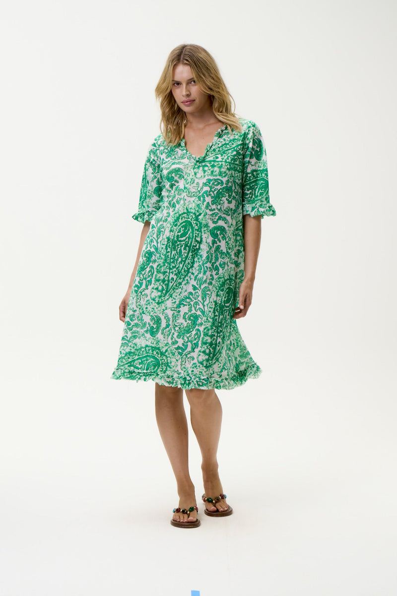 Middy Indi Dress - Esperance Green