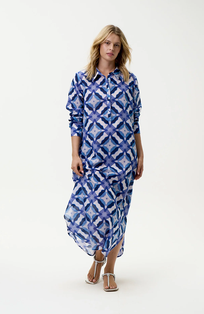 Long Gilli - Floreat Blue Ikat