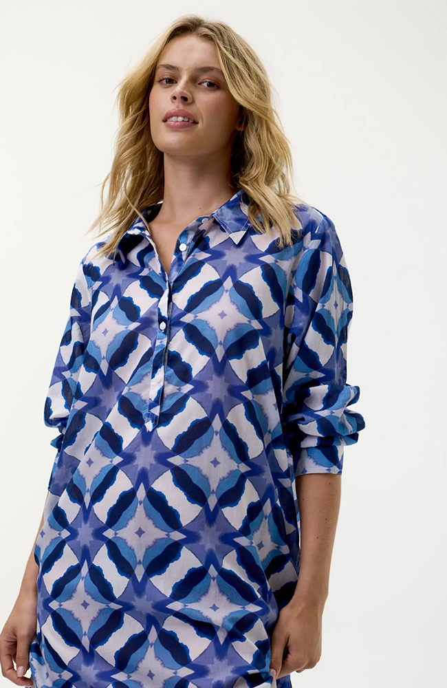 Middy Gilli - Floreat Blue Ikat