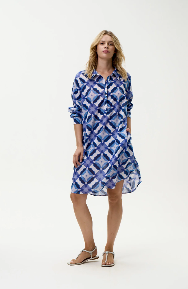 Middy Gilli - Floreat Blue Ikat