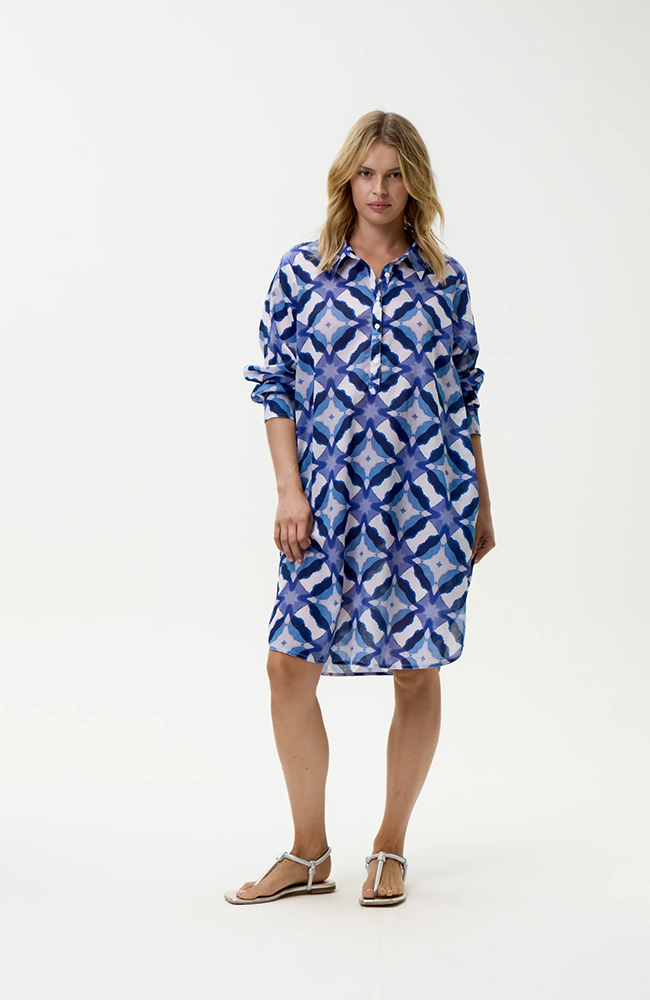Middy Gilli - Floreat Blue Ikat