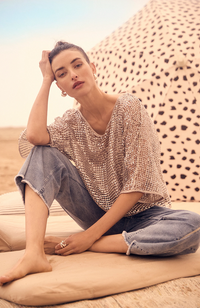 Knit Top - Champagne