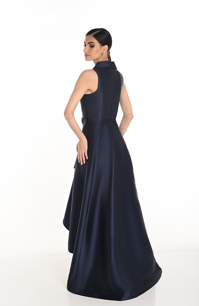 Woven Dress - Navy