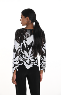 Knit Top - Black/White