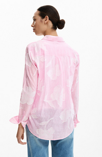 Striped Postcard Shirt - Rosa