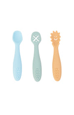 Silicone Cutlery Set (3pc) - Seaside