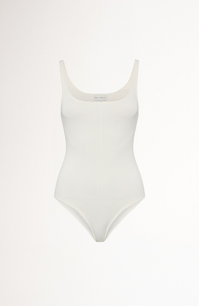 Coralie Knit Bodysuit - Ivory