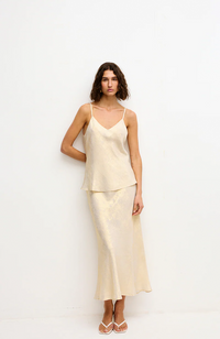 Gia Skirt  - Gold Lustre