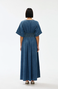 Poet Dress  - Denim