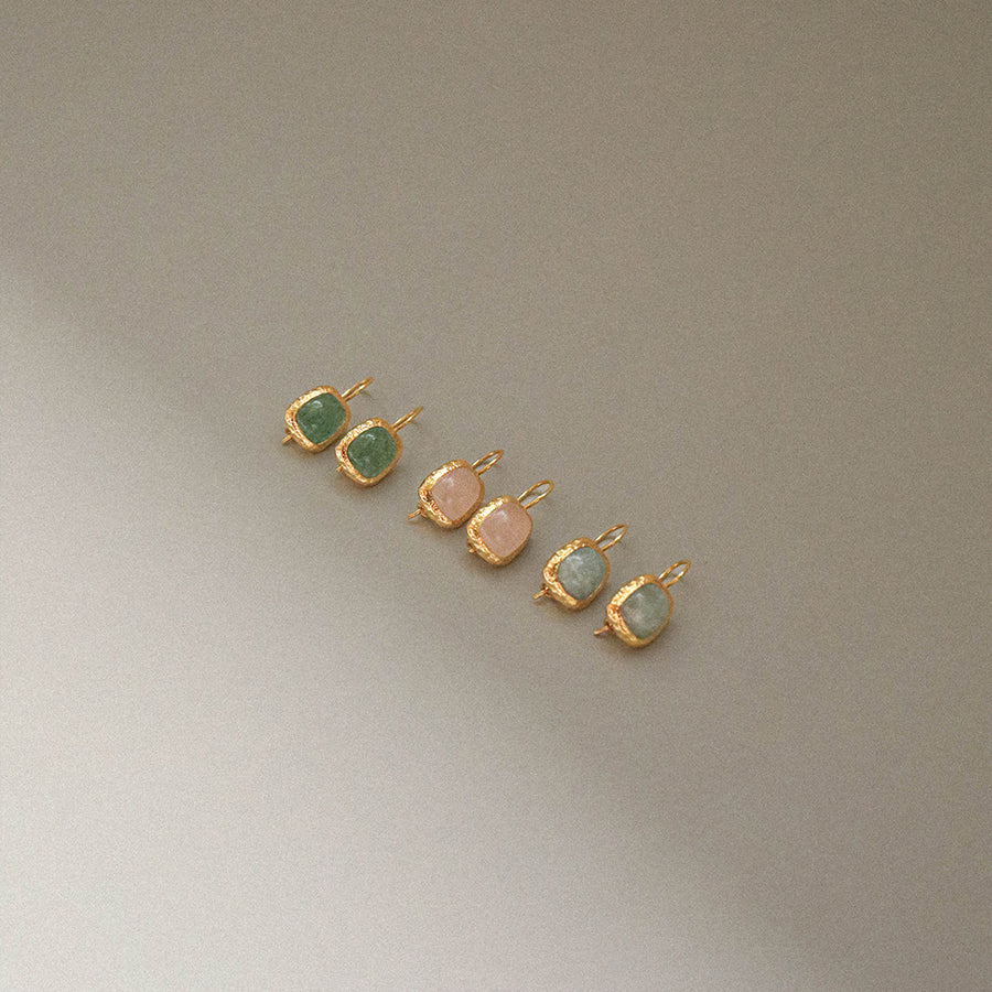 Muse Earrings - Green