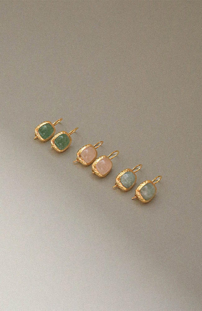 Muse Earrings - Green