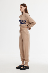 Eliza Knit Pant - Stone
