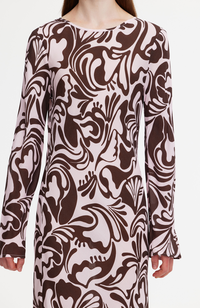 Nadia Dress - Marble
