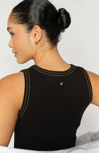 Ara Rib Tank Top - Black