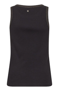 Ara Rib Tank Top - Black