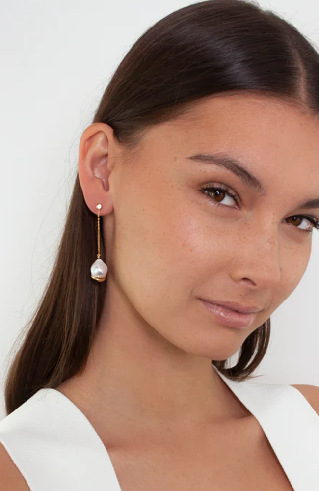 Marine Earrings - Gold