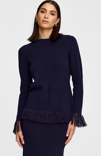 Marigold Knit Top - Midnight