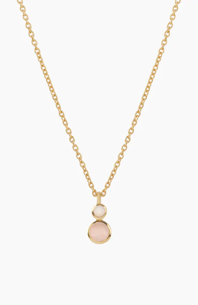 Posy Necklace - Rose Quartz