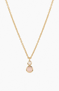 Posy Necklace - Rose Quartz