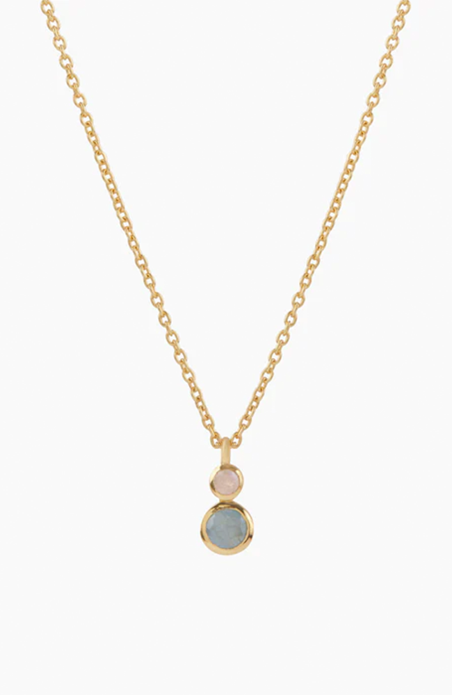 Posy Necklace - Aquamarine