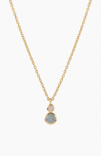 Posy Necklace - Aquamarine
