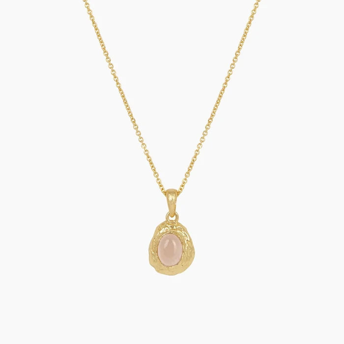 Blossom Necklace - Rose Quartz