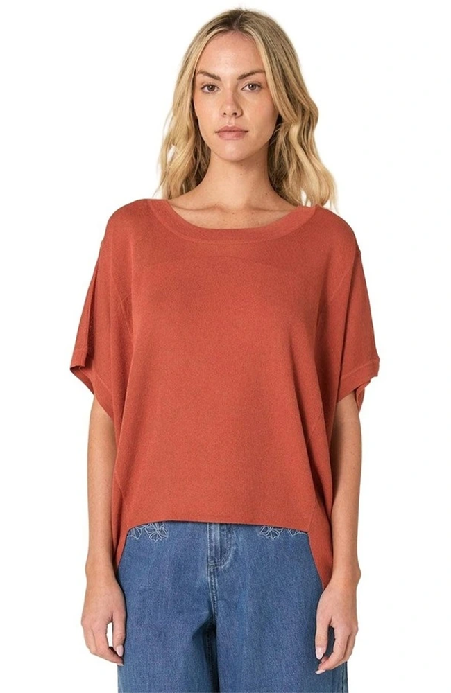 Esther Knit Top - Cinnamon