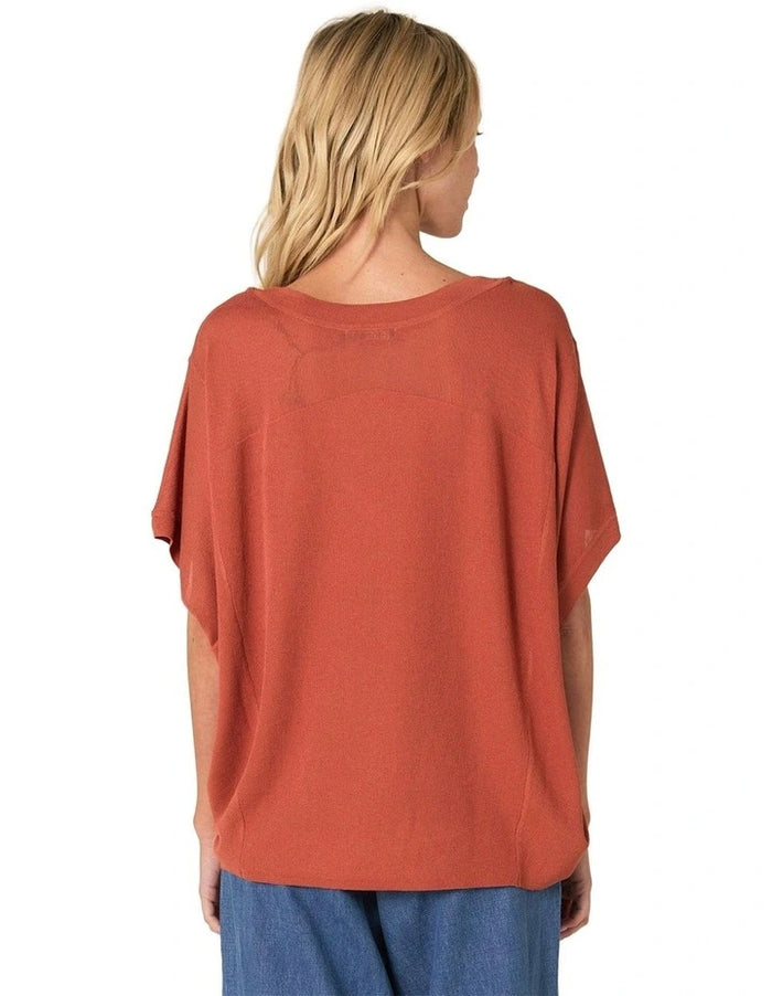 Esther Knit Top - Cinnamon