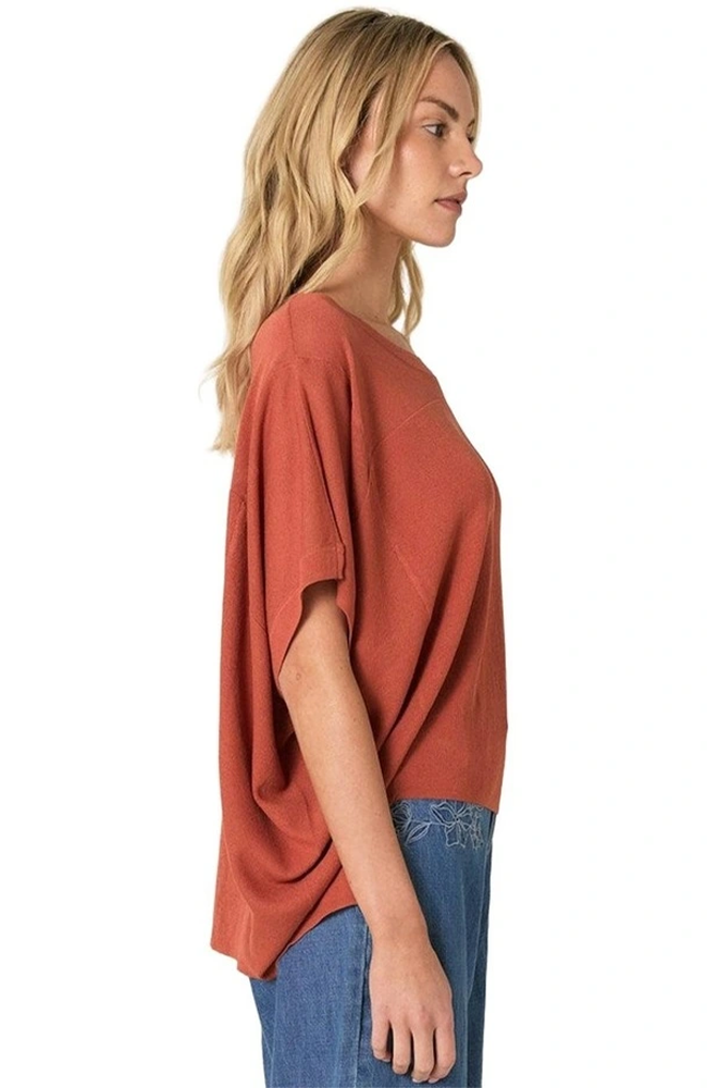 Esther Knit Top - Cinnamon