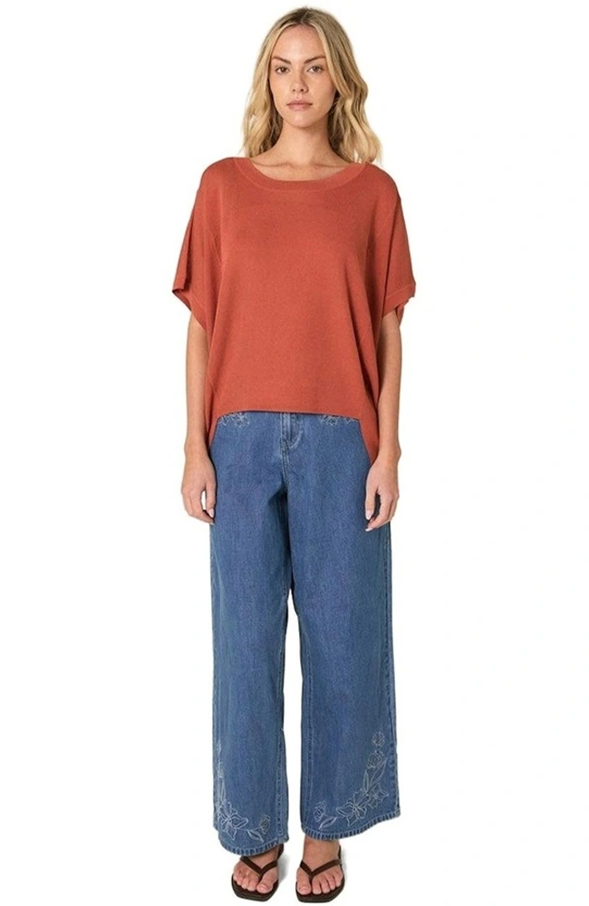 Esther Knit Top - Cinnamon