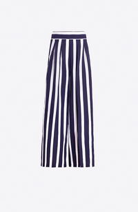 Marian Pants - Navy/Stripe