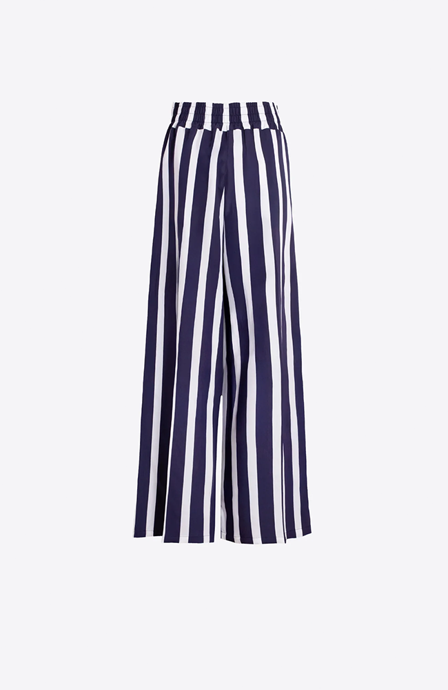 Marian Pants - Navy/Stripe