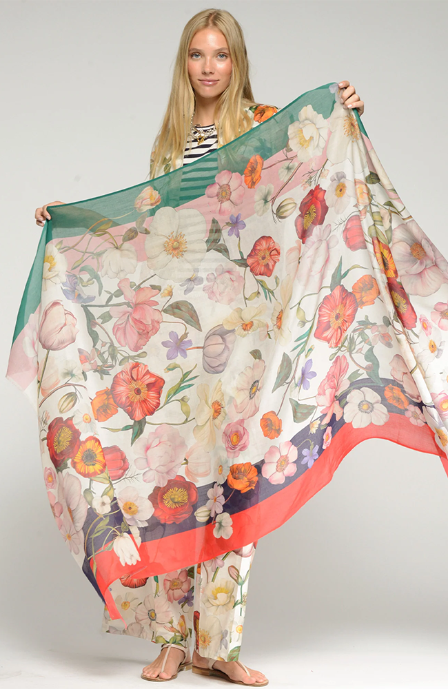 Foulard Scarf - Floral