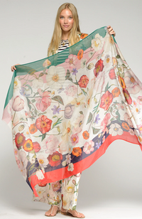 Foulard Scarf - Floral