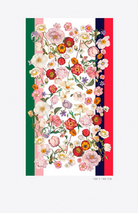 Foulard Scarf - Floral